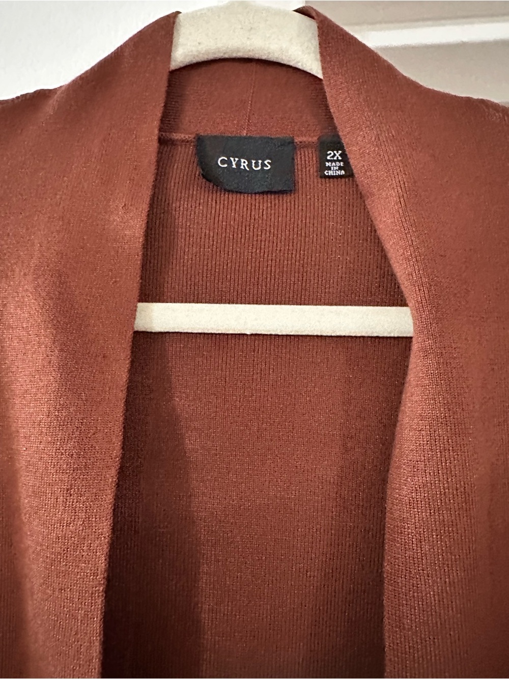 Cyrus Open-Front Rust Jacket - Picture 2 of 9